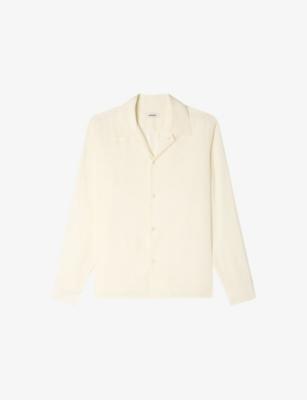 Spread-Collar Woven Shirt by SANDRO PARIS