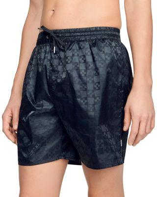 Square Cross 5" Swim Shorts by SANDRO PARIS