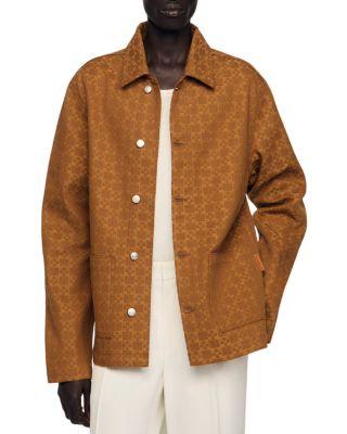 Square Cross Denim Jacket by SANDRO PARIS