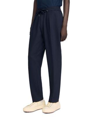 Straight Leg Drawstring Trousers by SANDRO PARIS