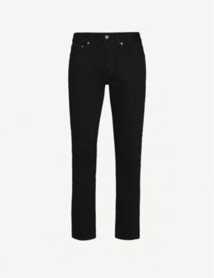 Straight Slim-Fit Mid-Rise Stretch-Denim Jeans by SANDRO PARIS