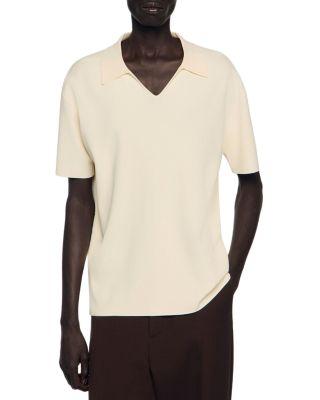 Stretch Knit Polo Shirt by SANDRO PARIS
