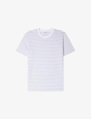 Striped Short-Sleeve Cotton T-Shirt by SANDRO PARIS