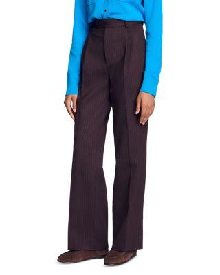 Striped Straight Leg Pants by SANDRO PARIS