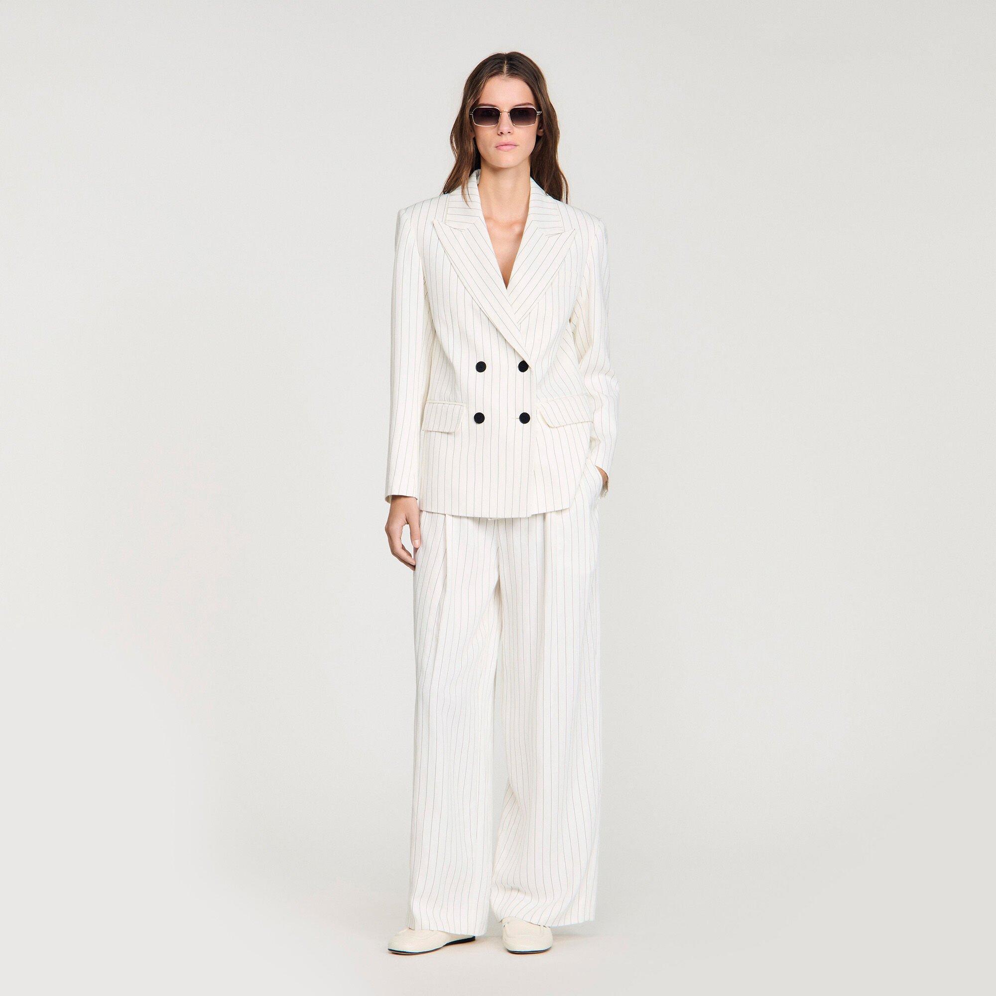 Striped tailored jacket by SANDRO PARIS