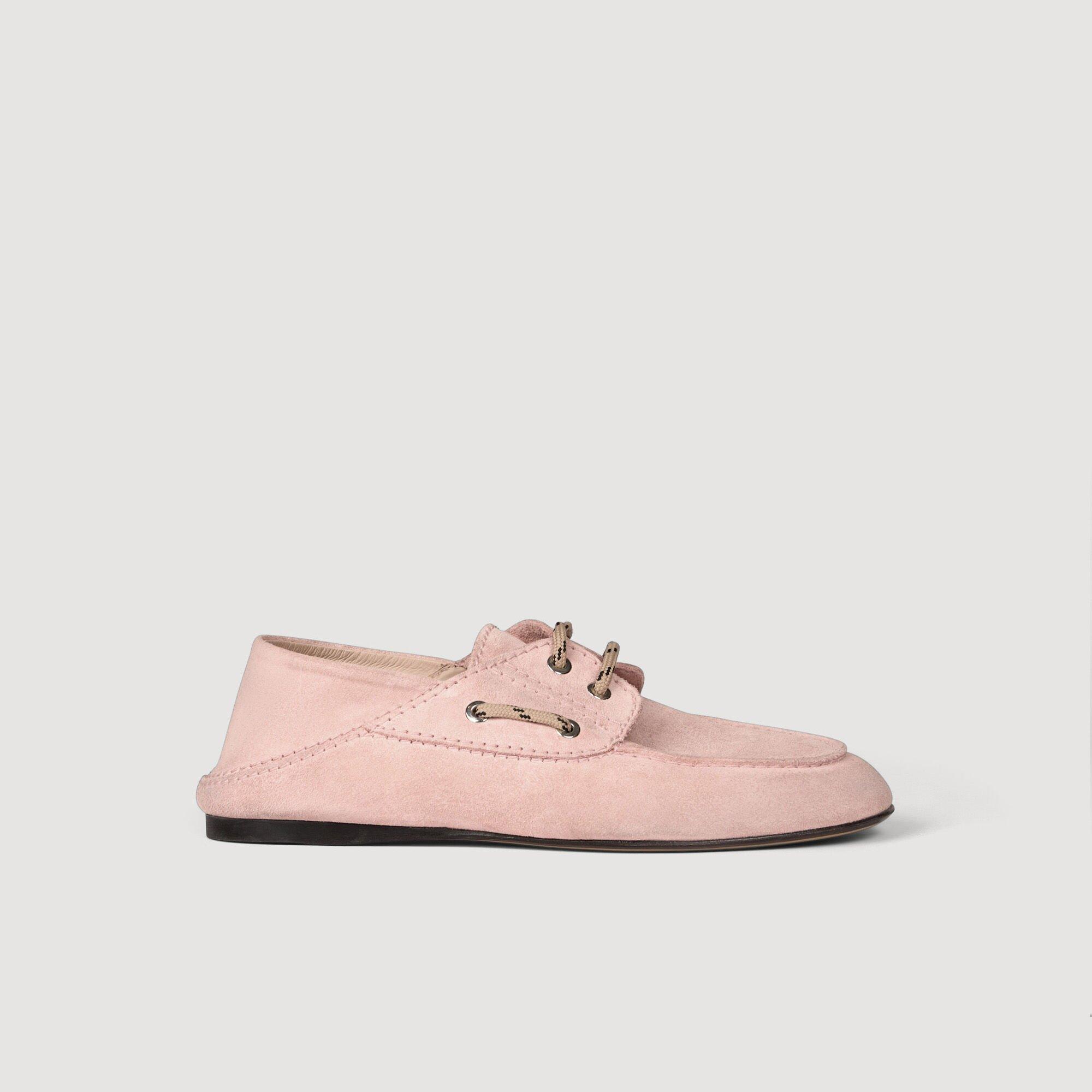 Suede boat shoe loafers by SANDRO PARIS