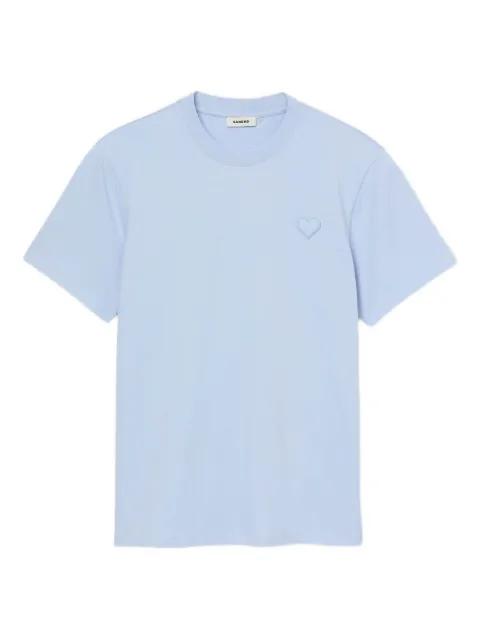 T-shirt with heart patch by SANDRO PARIS