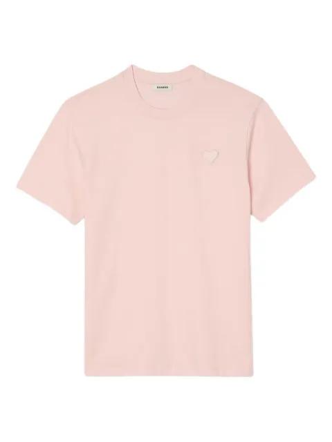 T-shirt with heart patch by SANDRO PARIS