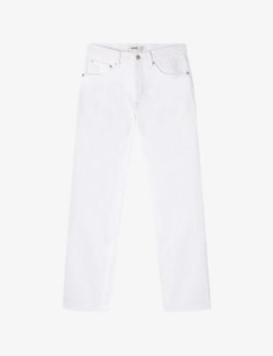 Tapered-Leg Mid-Rise Denim Jeans by SANDRO PARIS