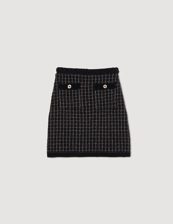 Textured knit skirt  by SANDRO PARIS