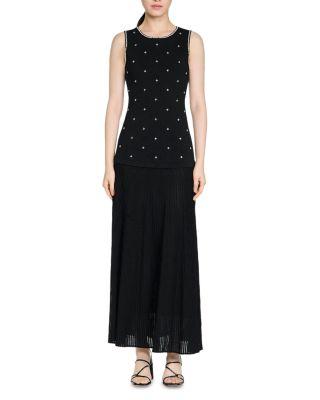 Theodora Embellished Maxi Dress by SANDRO PARIS