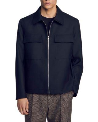 Theodore Patch Pocket Zip Jacket by SANDRO PARIS