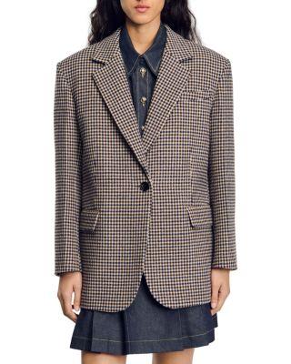 Tracy Check Blazer by SANDRO PARIS