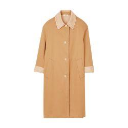Trench coat with rhinestone collar by SANDRO PARIS