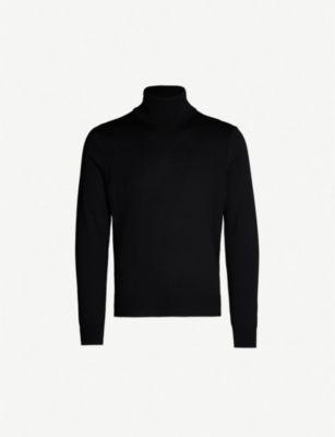 Turtleneck fine-knit wool jumper by SANDRO PARIS