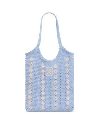 Two Tone Crochet Mesh Tote by SANDRO PARIS