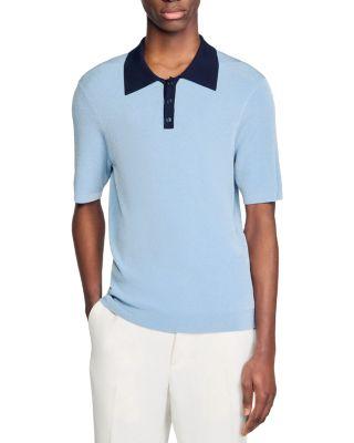 Two Tone Polo Shirt by SANDRO PARIS