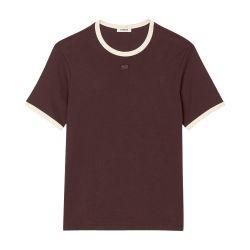 Two-tone patch t-shirt by SANDRO PARIS