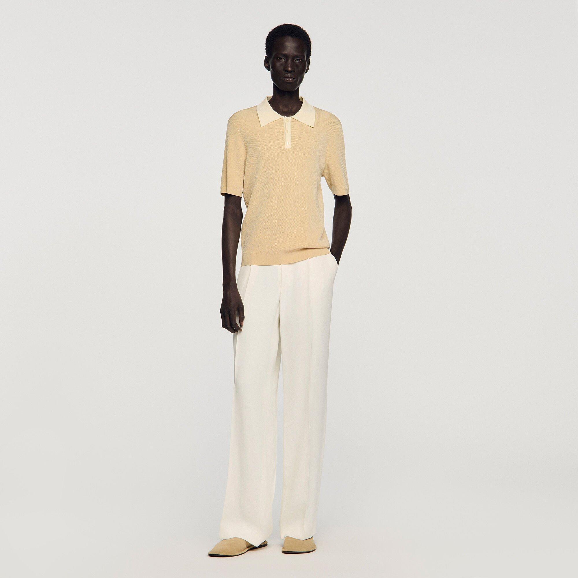 Two-tone polo shirt by SANDRO PARIS