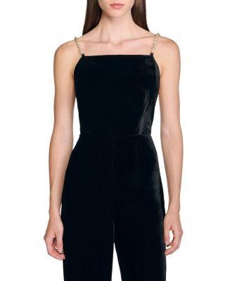 Velvet Jumpsuit by SANDRO PARIS