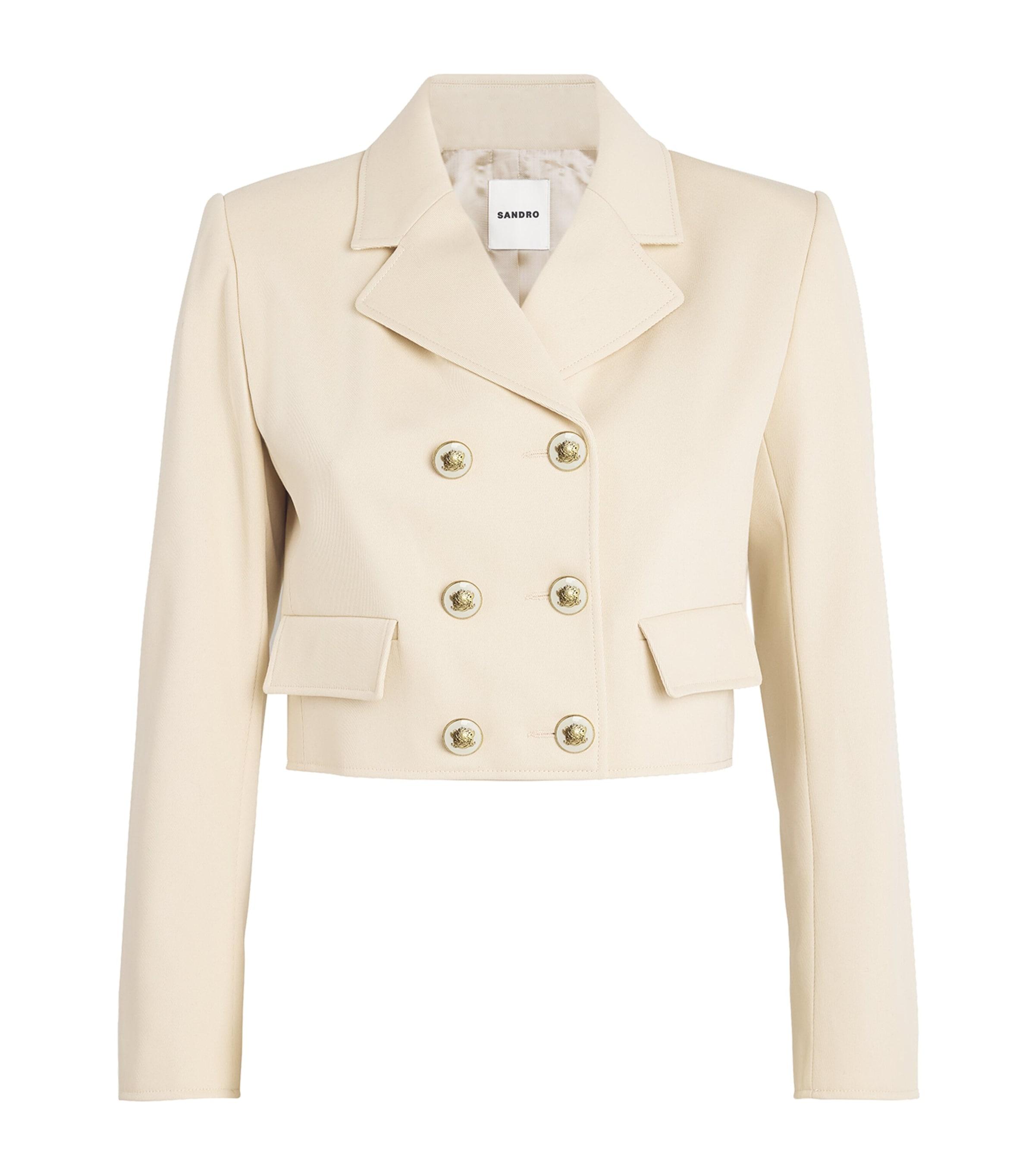Virgin Wool-Blend Alessandrie Blazer by SANDRO PARIS