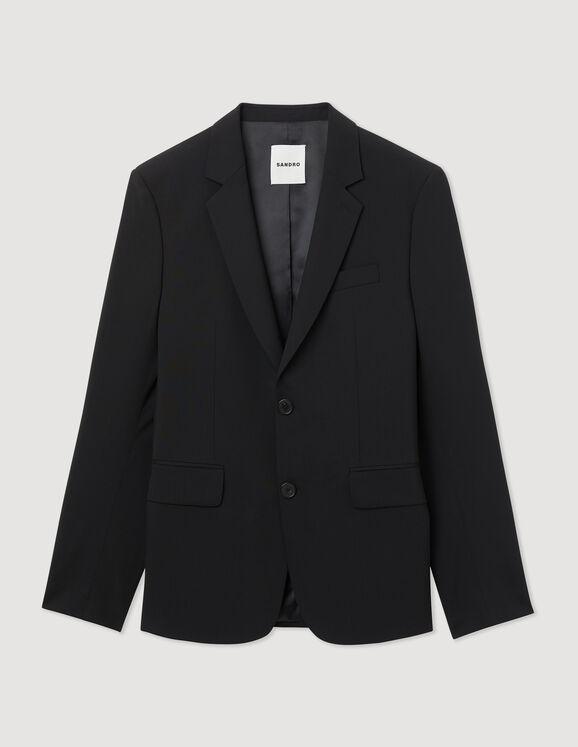 Virgin wool suit jacket by SANDRO PARIS