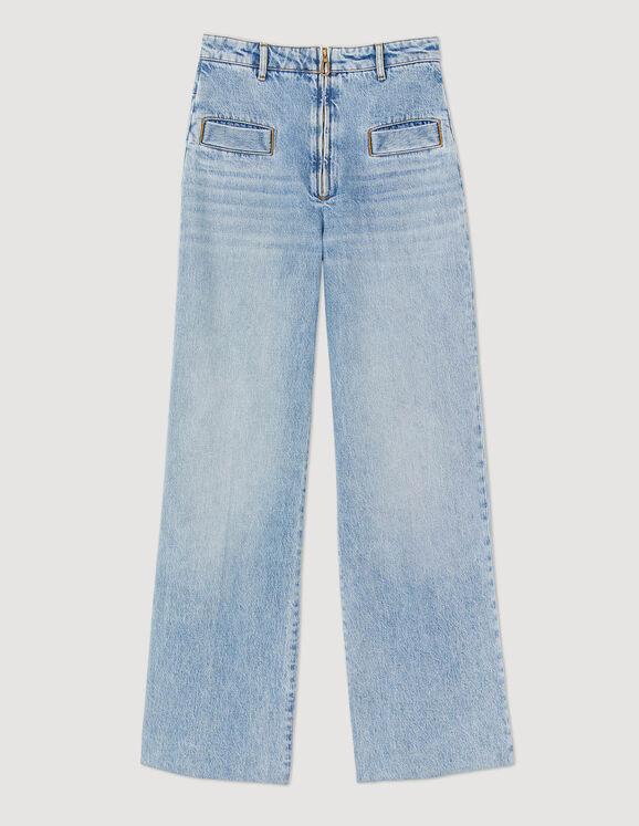 Wide-leg jeans by SANDRO PARIS