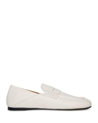 Women's Sailor Leather Loafer Flats by SANDRO PARIS