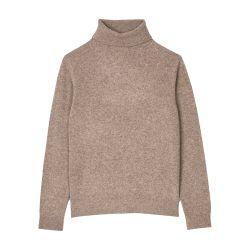 Wool and cashmere turtleneck jumper by SANDRO PARIS