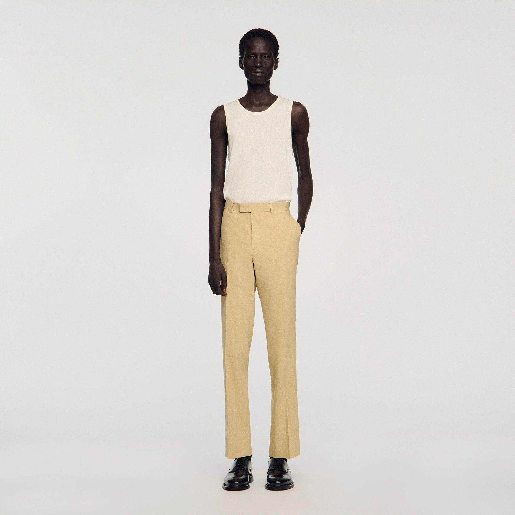 Wool suit trousers by SANDRO PARIS