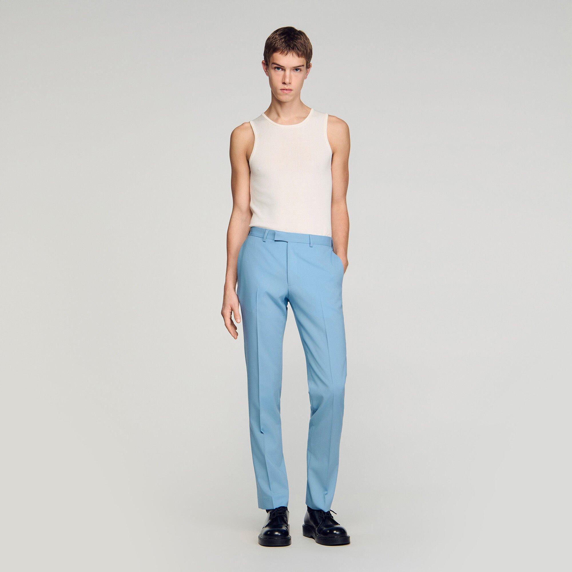 Wool suit trousers by SANDRO PARIS