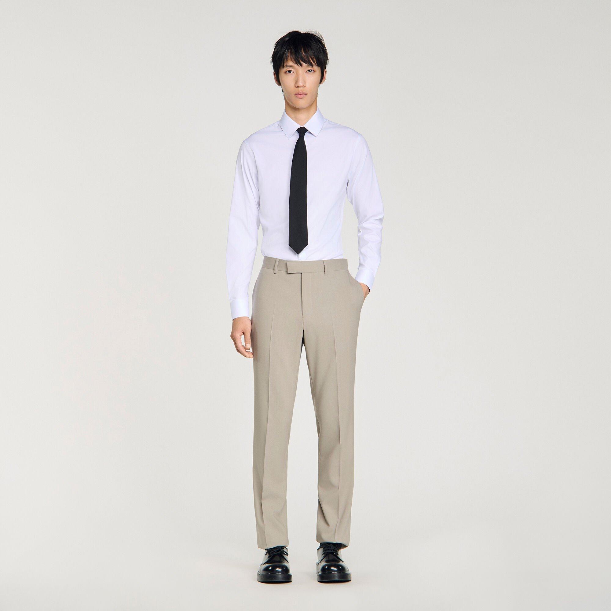 Wool suit trousers by SANDRO PARIS