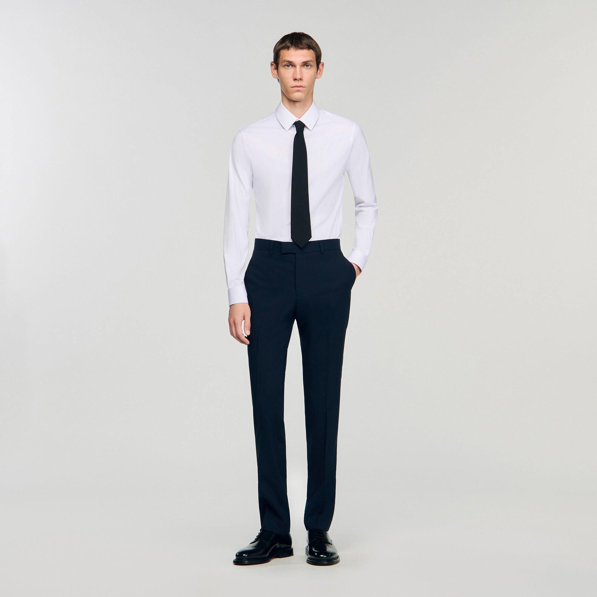 Wool suit trousers by SANDRO PARIS