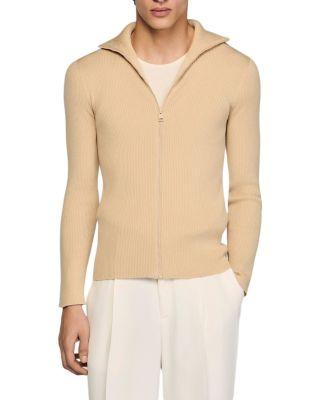 Zip Knitted Cardigan by SANDRO PARIS