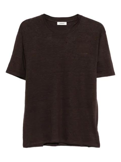 certified linen T-shirt by SANDRO PARIS