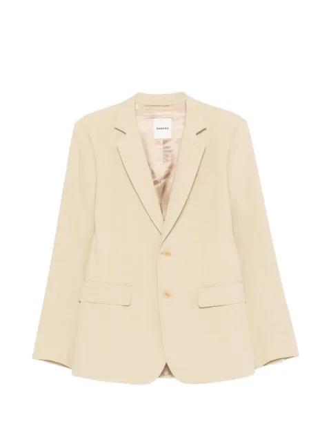classic linen suit jacket by SANDRO PARIS