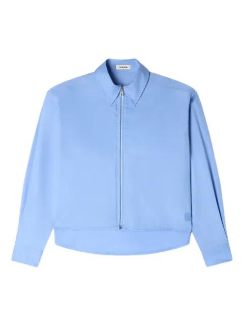cropped zipped shirt by SANDRO PARIS