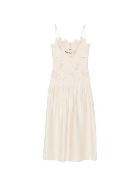 cut-out midi dress by SANDRO PARIS