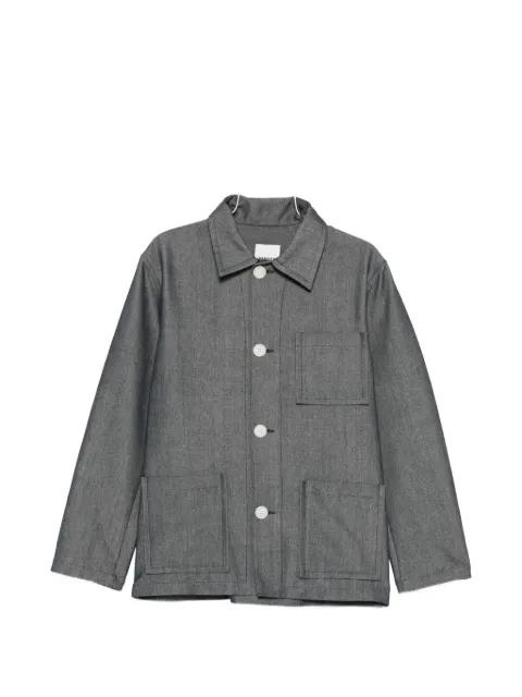 denim-effect worker jacket by SANDRO PARIS