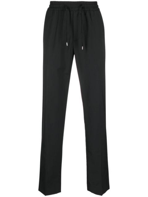 elasticated straight-leg trousers by SANDRO PARIS
