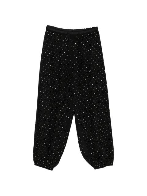 embellished tapered trousers by SANDRO PARIS