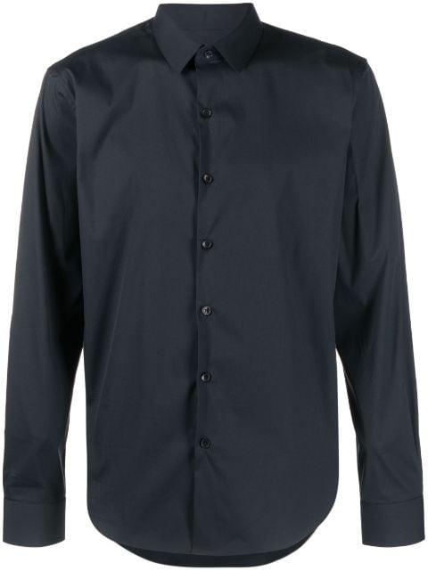 fitted stretch cotton shirt by SANDRO PARIS