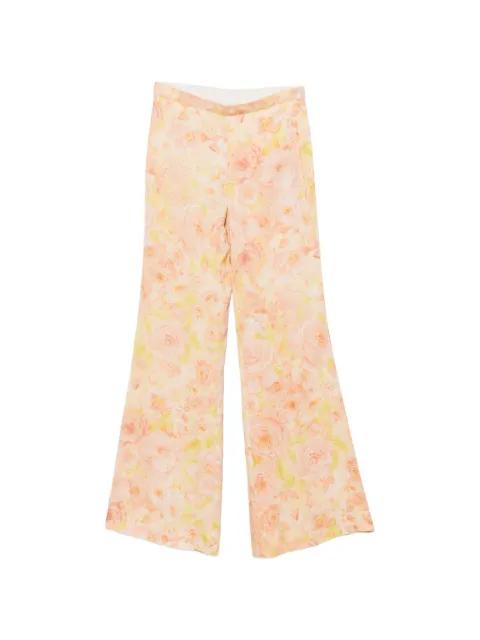 floral-print flowy trousers by SANDRO PARIS