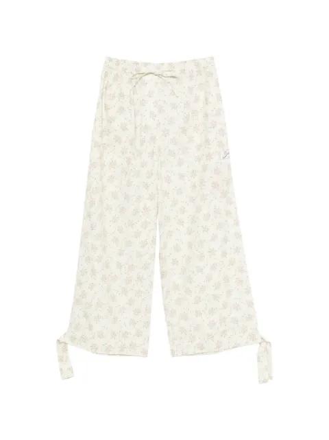 floral wide-leg trousers by SANDRO PARIS
