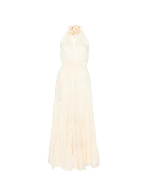 flower-embellished maxi dress by SANDRO PARIS