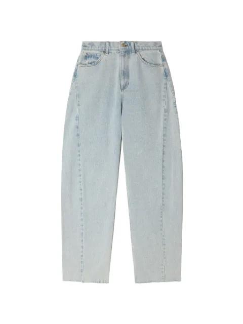 frayed wide-leg jeans by SANDRO PARIS
