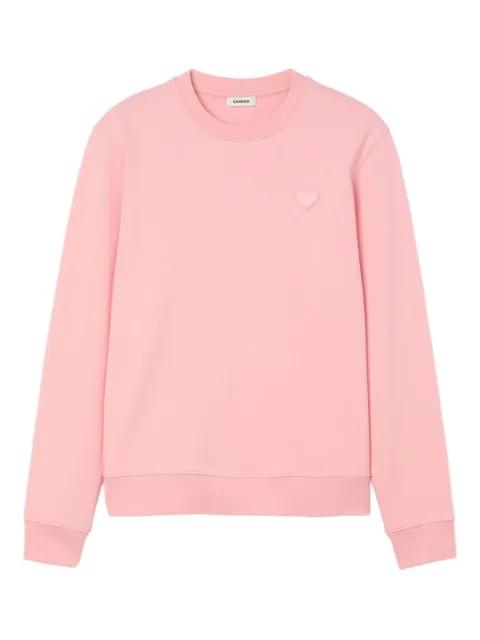 heart patch crewneck by SANDRO PARIS