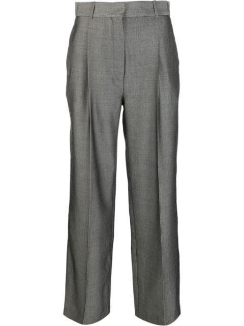 high-waist pleated trousers by SANDRO PARIS