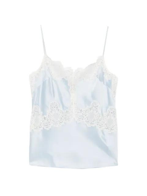 lace-trim sleeveless top by SANDRO PARIS