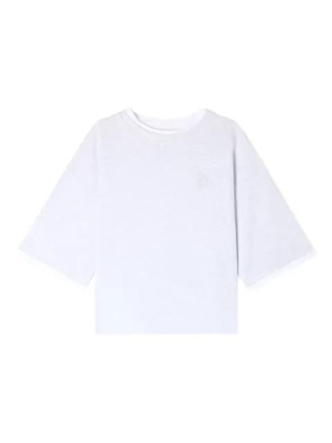 logo-embroidered T-shirt by SANDRO PARIS